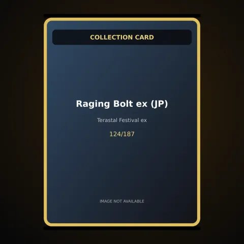 Raging Bolt ex (JP)