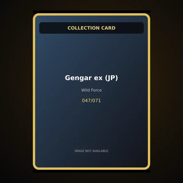 Gengar ex (JP)