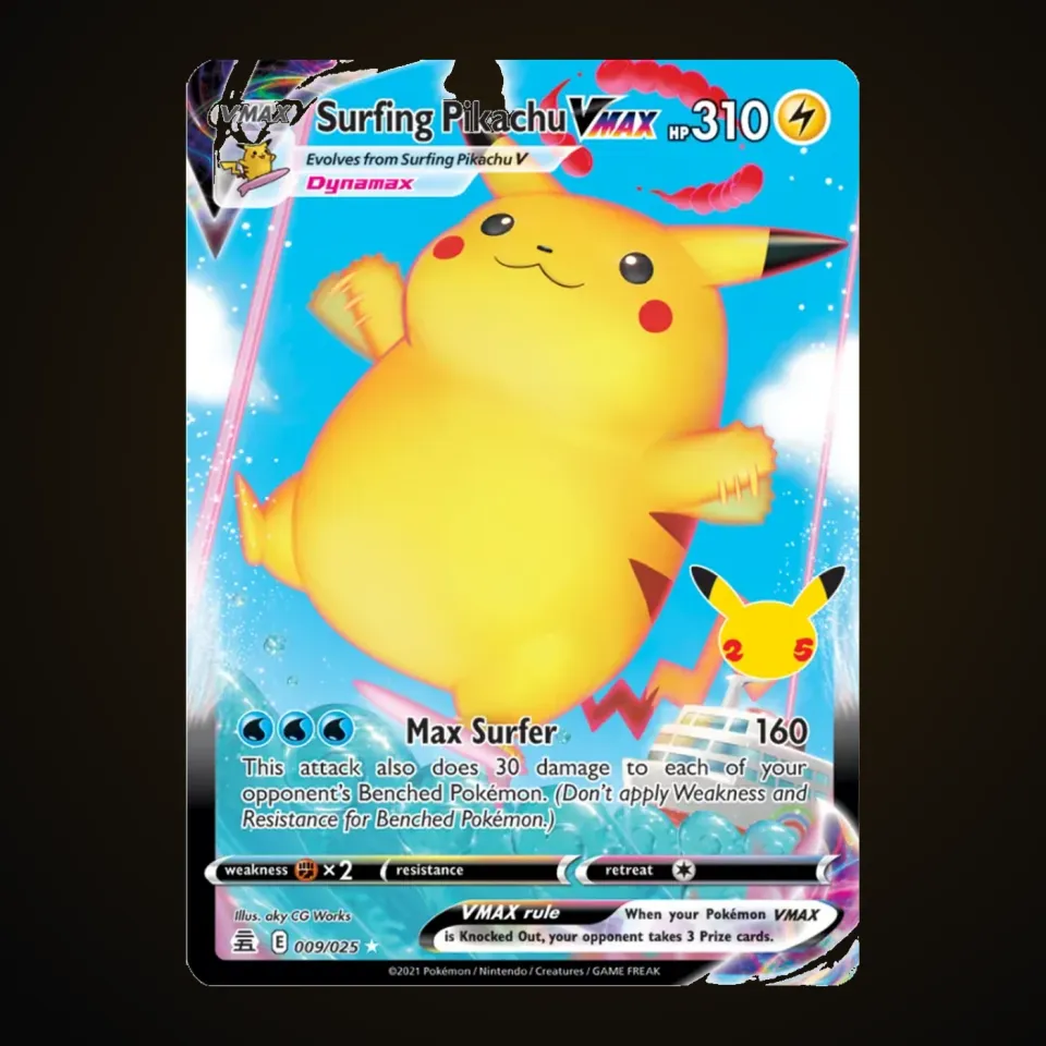 Surfing Pikachu VMAX