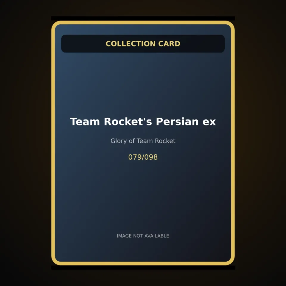 Team Rocket's Persian ex